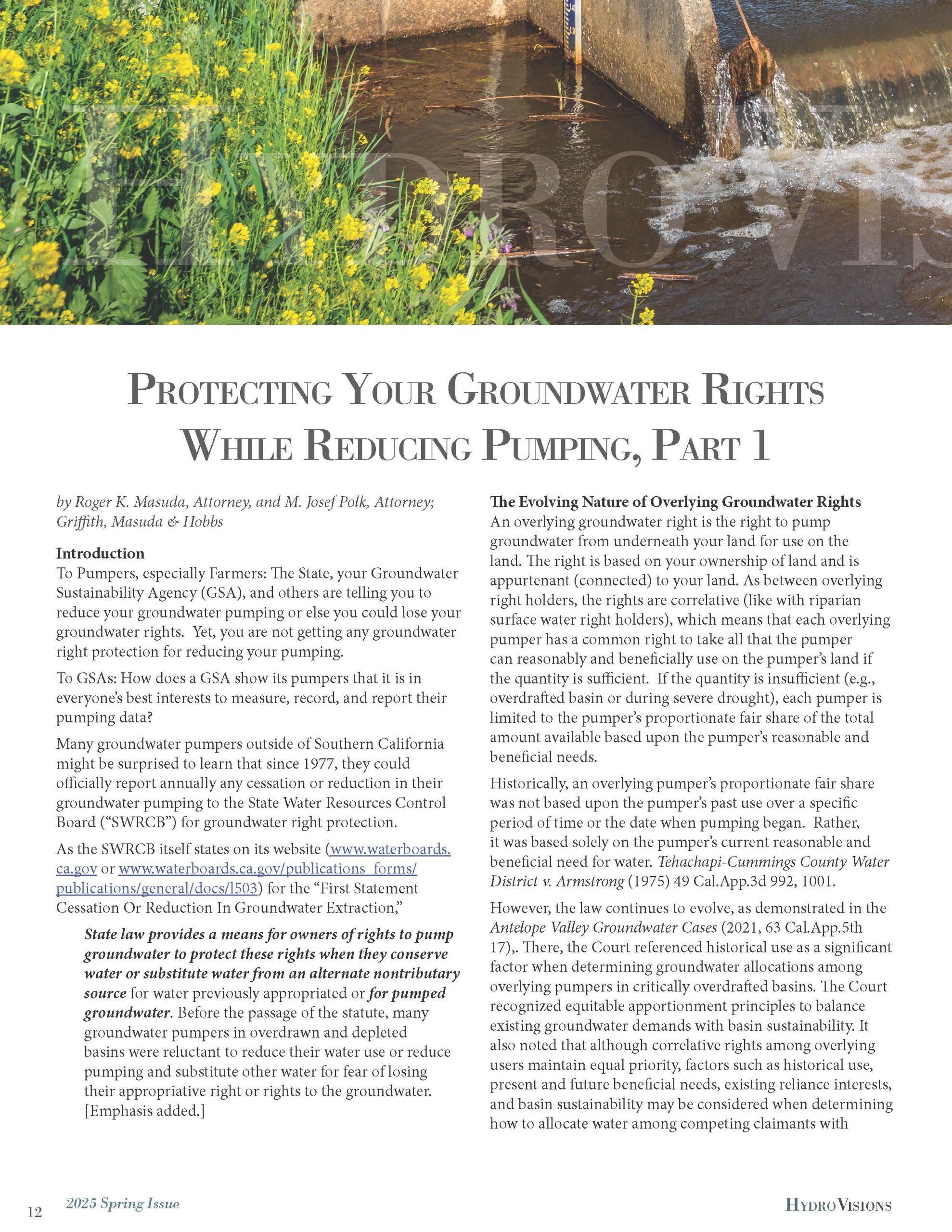 Protecting Your Groundwater 2025